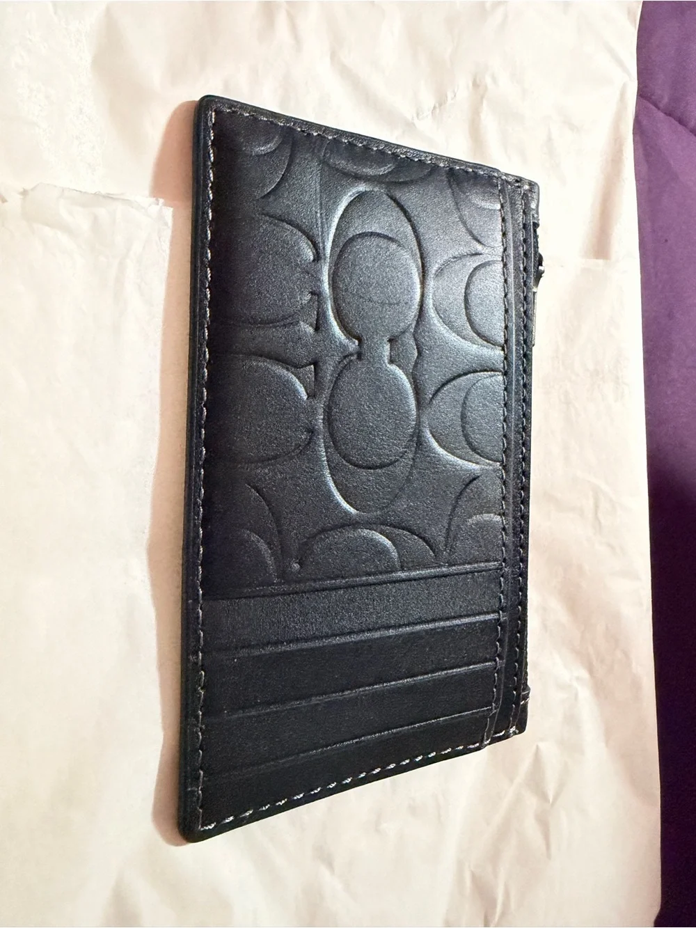 Coach Zip Card Case - Picture 3 of 4